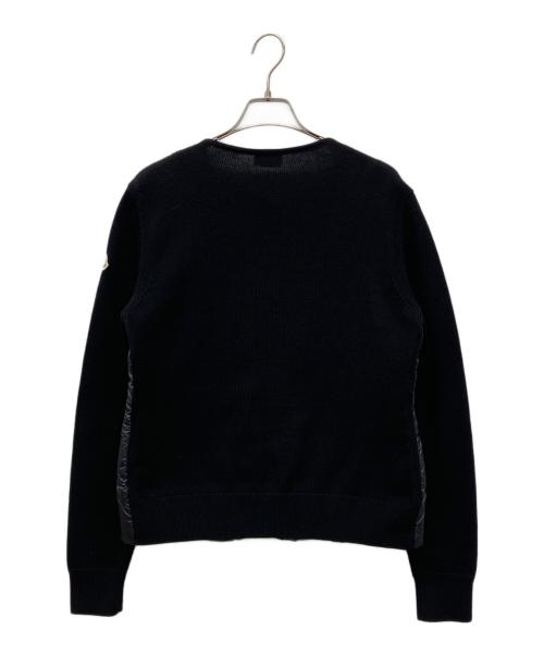 MONCLER（モンクレール）MONCLER (モンクレール) CARDIGAN TRICOT　ダウン切替カーディガン ブラック サイズ:Mの古着・服飾アイテム