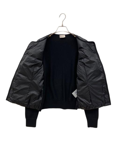 MONCLER（モンクレール）MONCLER (モンクレール) CARDIGAN TRICOT　ダウン切替カーディガン ブラック サイズ:Mの古着・服飾アイテム