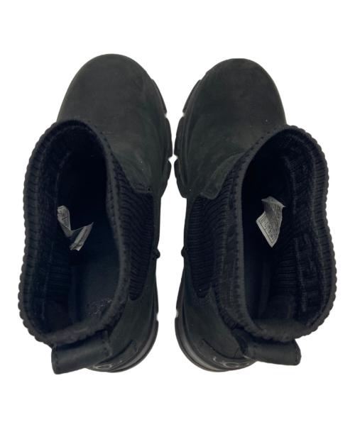 UGG（アグ）UGG (アグ) 厚底ヒールブーツ/ブルックリンチェルシー ブラック サイズ:24.5の古着・服飾アイテム