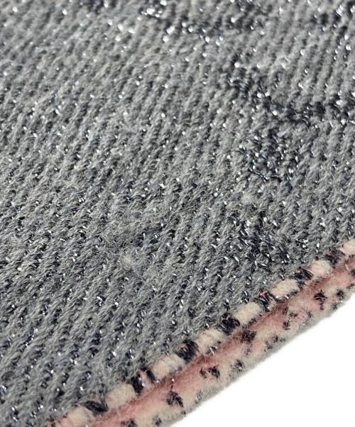 GUCCI（グッチ）GUCCI (グッチ) GG ウールジャカード スカーフ グレー サイズ:サイズ詳細参照の古着・服飾アイテム