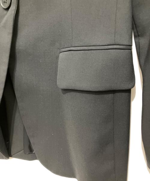 MM6 Maison Margiela（エムエムシックスメゾンマルジェラ）MM6 Maison Margiela (エムエムシックスメゾンマルジェラ) ピークドラペル テーラードジャケット ブラック サイズ:38の古着・服飾アイテム