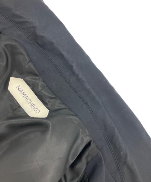 NAMACHEKO（ナマチェコ）NAMACHEKO (ナマチェコ) ZIP UP BLOUZON ネイビー サイズ:Sの古着・服飾アイテム