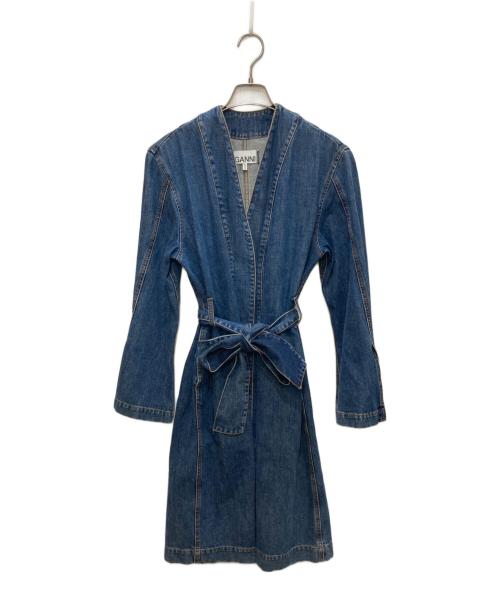 GANNI（ガニー）Ganni (ガニー) デニムガウンコート インディゴ サイズ:36の古着・服飾アイテム