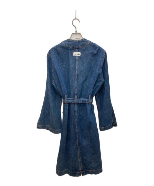 GANNI（ガニー）Ganni (ガニー) デニムガウンコート インディゴ サイズ:36の古着・服飾アイテム