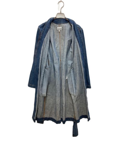 GANNI（ガニー）Ganni (ガニー) デニムガウンコート インディゴ サイズ:36の古着・服飾アイテム