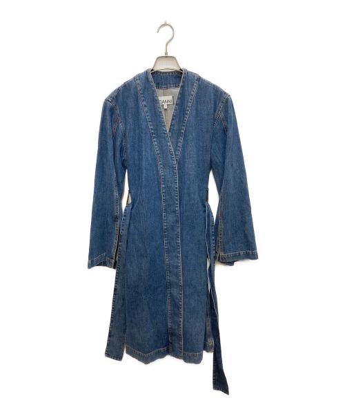 GANNI（ガニー）Ganni (ガニー) デニムガウンコート インディゴ サイズ:36の古着・服飾アイテム