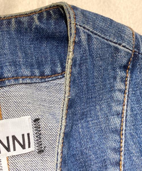 GANNI（ガニー）Ganni (ガニー) デニムガウンコート インディゴ サイズ:36の古着・服飾アイテム