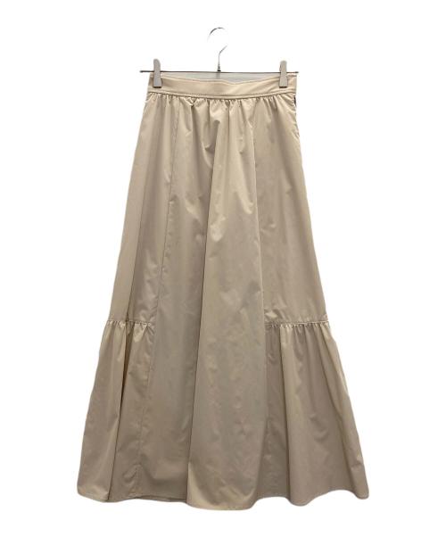 LOUNIE（ルーニー）LOUNIE (ルーニー) ティアードスカート ベージュ サイズ:36の古着・服飾アイテム