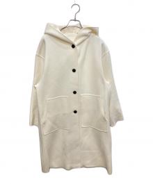 allureville（アルアバイル）の古着「圧縮メルトンフーディコート」｜アイボリー