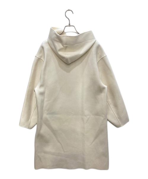 allureville（アルアバイル）allureville (アルアバイル) 圧縮メルトンフーディコート アイボリー サイズ:1の古着・服飾アイテム