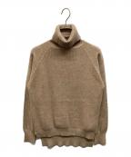 MaxMaraマックスマーラ）の古着「タートルネックニット」｜ベージュ