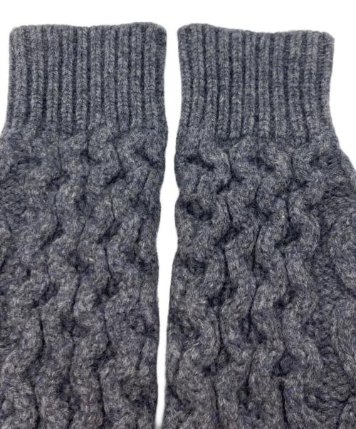 NKNIT（ンニット）NKNIT (ンニット) ハートケーブルニット グレーの古着・服飾アイテム