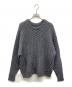 NKNIT（ンニット）の古着「ハートケーブルニット」｜グレー