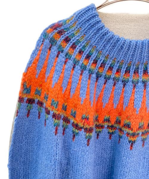 MM6 Maison Margiela（エムエムシックスメゾンマルジェラ）MM6 Maison Margiela (エムエムシックスメゾンマルジェラ) FAIR ISLE KNIT マルチカラー サイズ:Sの古着・服飾アイテム