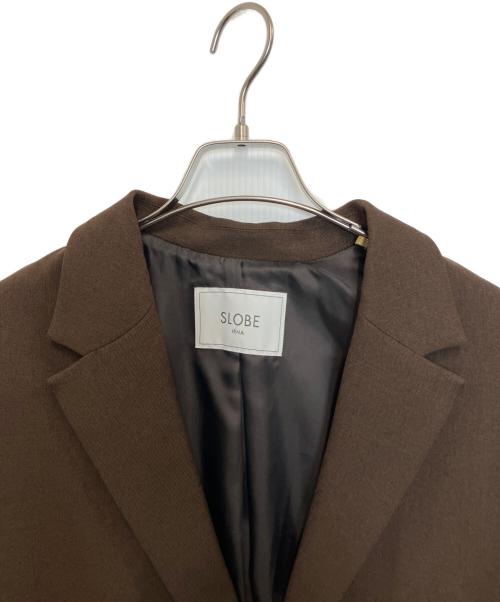SLOBE IENA（スローブ イエナ）SLOBE IENA (スローブ イエナ) PE SHARK ビッグジャケット ブラウン サイズ:Freeの古着・服飾アイテム