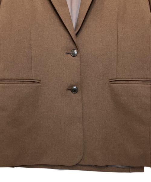 SLOBE IENA（スローブ イエナ）SLOBE IENA (スローブ イエナ) PE SHARK ビッグジャケット ブラウン サイズ:Freeの古着・服飾アイテム