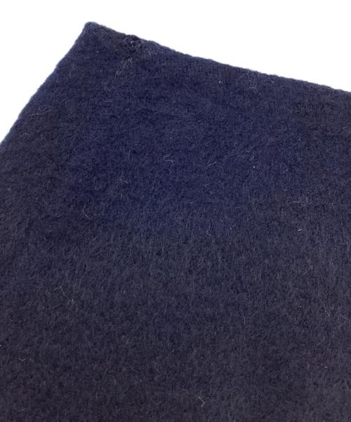 BLUE LABEL CRESTBRIDGE（ブルーレーベルクレストブリッジ）BLUE LABEL CRESTBRIDGE (ブルーレーベルクレストブリッジ) チェックリバーポリウール巻きスカート ネイビー サイズ:36の古着・服飾アイテム