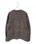 MACPHEE (マカフィー) チェックスパーク クルーネックジャケット ブラウン サイズ:36：15000円