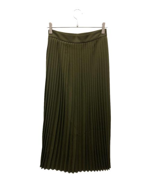 STEVEN ALAN（スティーブンアラン）STEVEN ALAN (スティーブンアラン) PLEATED MAXI SKIRT/プリーテッド・マキシ・スカート オリーブ サイズ:Mの古着・服飾アイテム