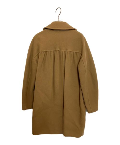 J&M DAVIDSON（ジェイ＆エム デヴィッドソン）J&M DAVIDSON (ジェイ＆エム デヴィッドソン) ギャザーコクーンコート ブラウン サイズ:8の古着・服飾アイテム