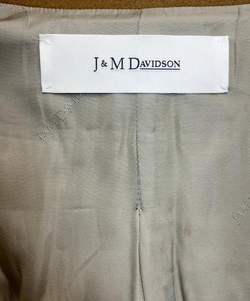 J&M DAVIDSON（ジェイ＆エム デヴィッドソン）J&M DAVIDSON (ジェイ＆エム デヴィッドソン) ギャザーコクーンコート ブラウン サイズ:8の古着・服飾アイテム