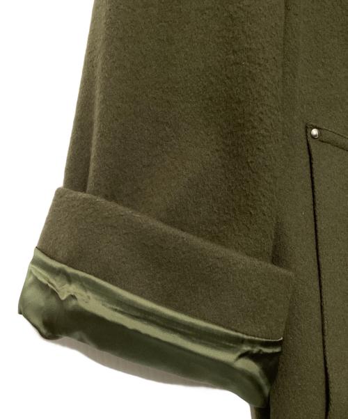 Traditional Weatherwear（トラディショナルウェザーウェア）Traditional Weatherwear (トラディショナルウェザーウェア) メルトンコート カーキ サイズ:34の古着・服飾アイテム