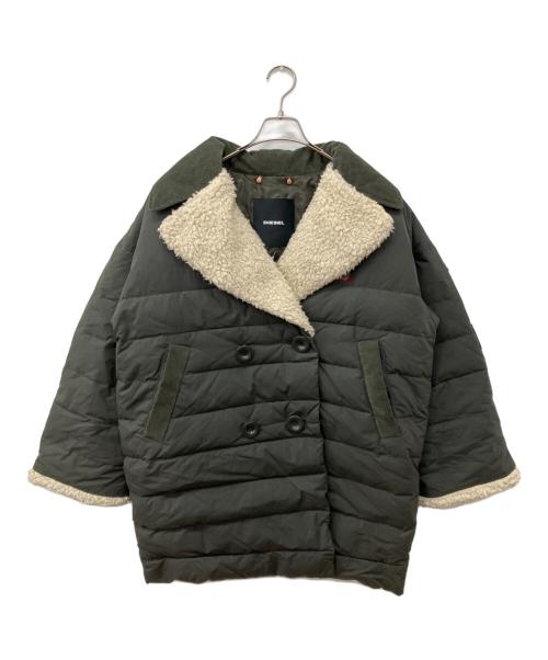 DIESEL（ディーゼル）DIESEL (ディーゼル) ダウンコート カーキ サイズ:下記参照の古着・服飾アイテム