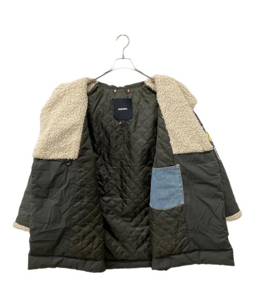 DIESEL（ディーゼル）DIESEL (ディーゼル) ダウンコート カーキ サイズ:下記参照の古着・服飾アイテム