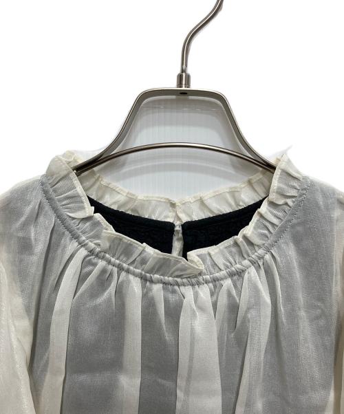 Snidel（スナイデル）Snidel (スナイデル) シアードッキングミニワンピース アイボリー 未使用品の古着・服飾アイテム