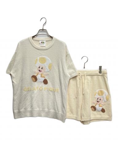 ジェラートピケ　キノピオ　セットアップ 中古・古着通販】gelato pique (ジェラートピケ) SUPER MARIO