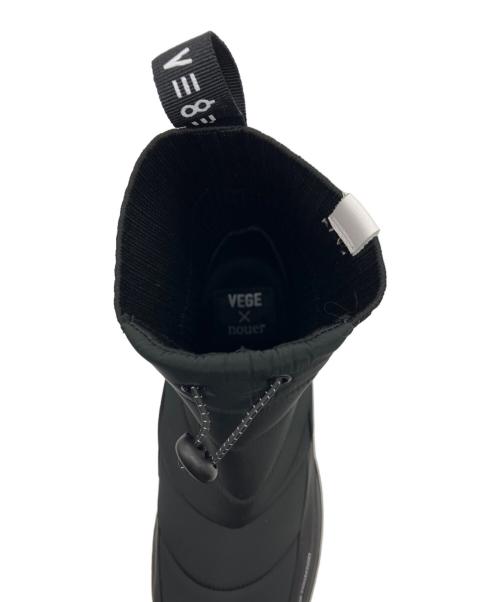 VEGE（ベジ）VEGE (ベジ) nouer (ヌエール) 【別注】ハイブリッドスノーブーツ ブラック サイズ:39の古着・服飾アイテム