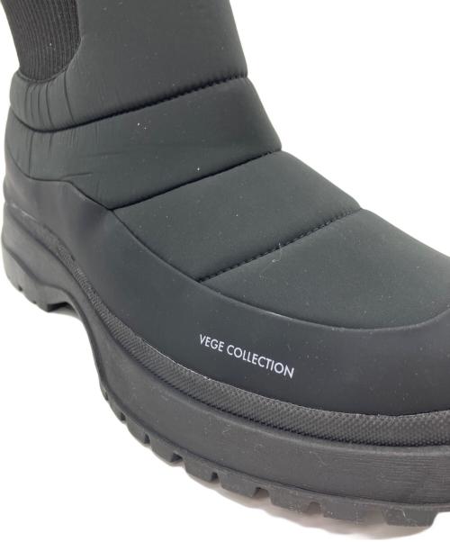 VEGE（ベジ）VEGE (ベジ) nouer (ヌエール) 【別注】ハイブリッドスノーブーツ ブラック サイズ:39の古着・服飾アイテム