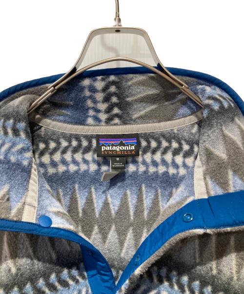 Patagonia（パタゴニア）Patagonia (パタゴニア) ライトウェイト・シンチラ・スナップT ブルー サイズ:Mの古着・服飾アイテム