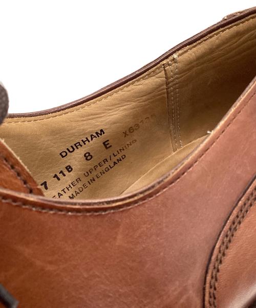 Crockett & Jones（クロケット＆ジョーンズ）Crockett & Jones (クロケット＆ジョーンズ) DURHAMUチップシューズ ブラウン サイズ:8Eの古着・服飾アイテム