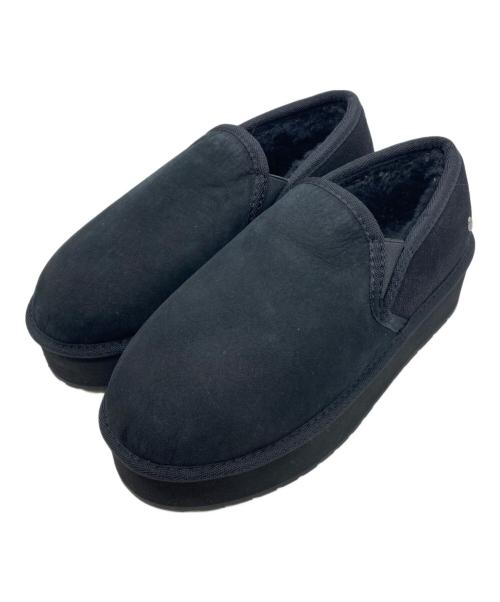 emu（エミュー）emu (エミュー) Stinger Reef Flatform スティンガーリーフフラットフォーム W13085 シューズ ブラック サイズ:24cmの古着・服飾アイテム