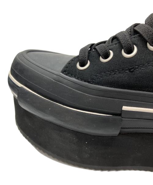 LIMI feu（リミフゥ）LIMI feu (リミフゥ) キャンバス プラットフォーム スニーカー ブラック サイズ:4の古着・服飾アイテム