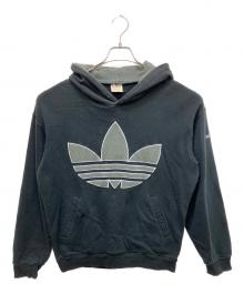 adidas（アディダス）の古着「プルオーバーパーカー」｜ブラック