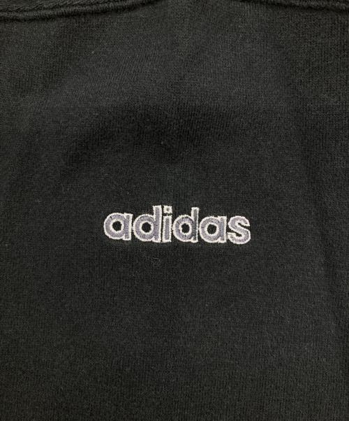 adidas（アディダス）adidas (アディダス) プルオーバーパーカー ブラック サイズ:MLの古着・服飾アイテム