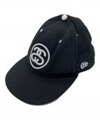 New Era×stussyニューエラ×ステューシー）の古着「キャップ」｜ブラック