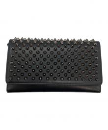 Christian Louboutin（クリスチャン・ルブタン）の古着「MACARON WALLET」｜ブラック