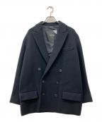 ATONエイトン）の古着「AIR DOUBLE MELTON JACKET」｜ブラック
