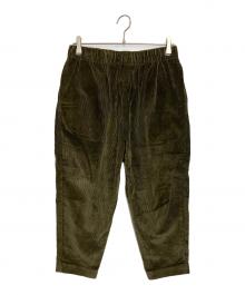 CASEY CASEY（ケーシーケーシー）の古着「コーデュロイパンツ」｜オリーブ