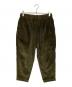 CASEY CASEY（ケーシーケーシー）の古着「コーデュロイパンツ」｜オリーブ