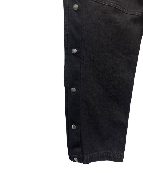 KITH（キス）KITH (キス) adidas (アディダス) Football Denim Pant　KA5795 ブラック サイズ:Mの古着・服飾アイテム