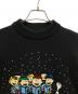 中古・古着 KITH (キス) PEANUTS (ピーナッツ) クリスマスキャロル セーター ブラック サイズ:S：22000円