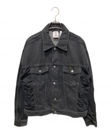 KITH×adidas（キス×アディダス）の古着「Football Denim Jacket　KA5848」｜ブラック