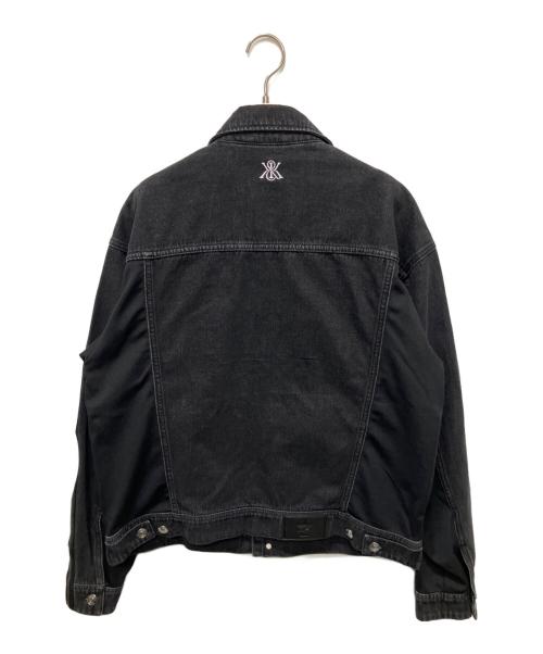 KITH（キス）KITH (キス) adidas (アディダス) Football Denim Jacket　KA5848 ブラック サイズ:Ｍの古着・服飾アイテム