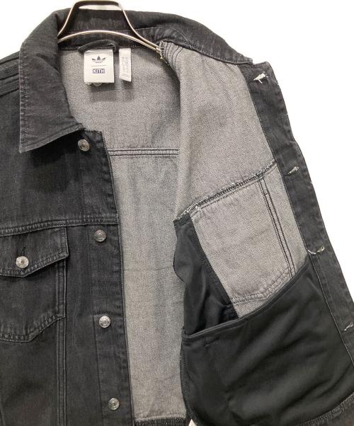 KITH（キス）KITH (キス) adidas (アディダス) Football Denim Jacket　KA5848 ブラック サイズ:Ｍの古着・服飾アイテム