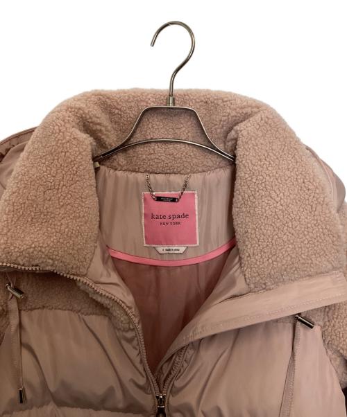 Kate Spade（ケイトスペード）Kate Spade (ケイトスペード) アメレックス ミックス メディア パファー ピンク サイズ:Sの古着・服飾アイテム