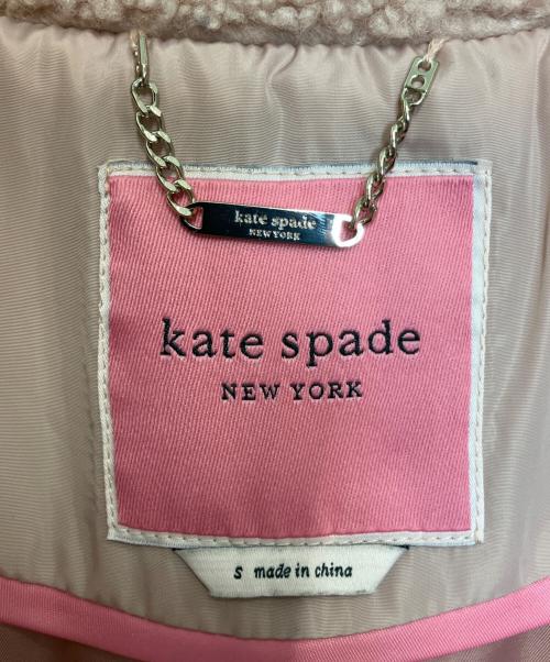 Kate Spade（ケイトスペード）Kate Spade (ケイトスペード) アメレックス ミックス メディア パファー ピンク サイズ:Sの古着・服飾アイテム